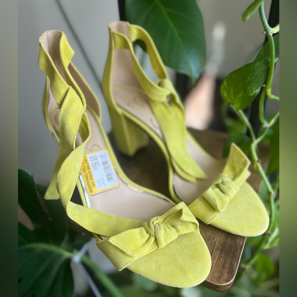 Elegant Yellow Women's Heels